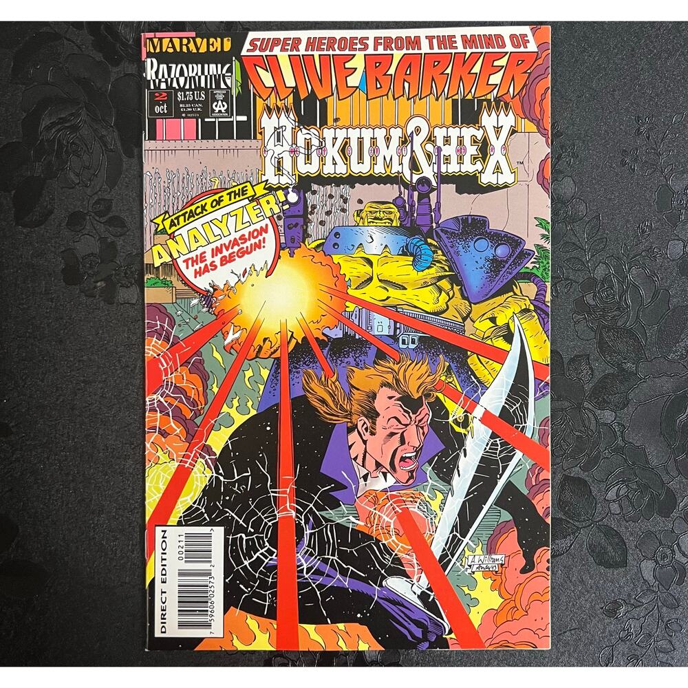 Clive Barker Hokum & Hex # 2 Oct 1993 Marvel Razorline Comics.